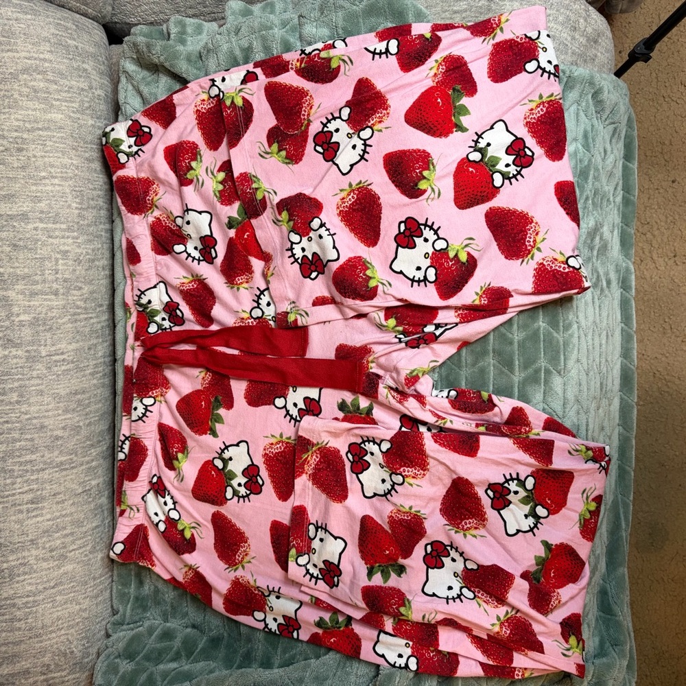 Hello Kitty Pink Strawberry Lounge Pants